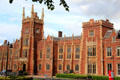 Details of Lanyon Building at Queen's University Belfast. Belfast, Northern Ireland.