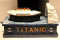 Souvenir Titanic & iceberg box at Ulster Transport Museum. Belfast, Northern Ireland.
