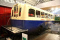 Great Northern Railways railbus no. 1 converted from rubber tires to run on rails at Ulster Transport Museum. Belfast, Northern Ireland.