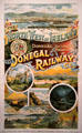 Donegall Railway poster at Ulster Transport Museum. Belfast, Northern Ireland.
