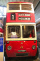 Belfast Corporation trolley bus at Ulster Transport Museum. Belfast, Northern Ireland.