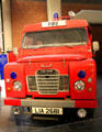 Land Rover fire pumper at Ulster Transport Museum. Belfast, Northern Ireland.