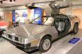 DeLorean 1981 made in Belfast at Ulster Transport Museum. Belfast, Northern Ireland.