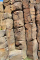 Details of basalt columns at Giant's Causeway. Northern Ireland.