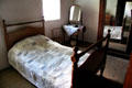 Campbell House bedrooms at Ulster American Folk Park. Omagh, Northern Ireland.