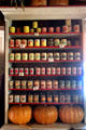 Tinned goods in General Store at Ulster American Folk Park. Omagh, Northern Ireland.