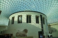 Queen Elizabeth Great Court of British Museum incorporates former round Reading Room. London, United Kingdom.