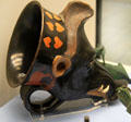 Side view of Boar-head ceramic rhyton attrib. to Sotades made in Athens at British Museum. London, United Kingdom.