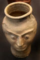 Terracotta face-pot dedicated to Mercury found in Lincoln at British Museum. London, United Kingdom.