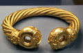 Celtic Great Torc weighing over 1kg found buried at Snettisham, Norfolk now at British Museum. London, United Kingdom