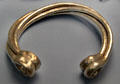 Electrum Celtic torc weighing over 2kg found buried at Snettisham, Norfolk now at British Museum. London, United Kingdom.