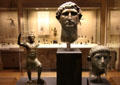 Collection of Roman statuary at British Museum. London, United Kingdom.