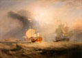 Admiral van Tromp's Barge at the entrance to the Texel, 1645 painting by Joseph Mallord William Turner at Sir John Soane's Museum. London, United Kingdom.