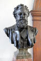William Morris bronze bust at Morris Gallery. London, United Kingdom.
