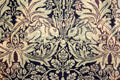 Detail of Double rabbit printed cotton by William Morris & printed by Merton Abbey at Morris Gallery. London, United Kingdom.