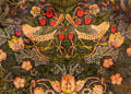 Strawberry Thief printed cotton by William Morris & printed by Merton Abbey at Morris Gallery. London, United Kingdom.