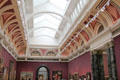 Skylight & gallery decoration in National Gallery. London, United Kingdom.