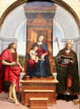 Ansidei Madonna painting by Raphael at National Gallery. London, United Kingdom.