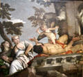 Scorn painting by Paolo Veronese at National Gallery. London, United Kingdom.