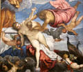Origin of the Milky Way painting by Jacopo Tintoretto at National Gallery. London, United Kingdom.