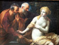 Susannah & the Elders painting by Guido Reni at National Gallery. London, United Kingdom.