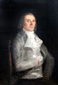 Don Andrès del Peral portrait by Francisco de Goya at National Gallery. London, United Kingdom.