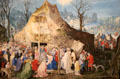Adoration of the King painting by Jan Brueghel Elder at National Gallery. London, United Kingdom.