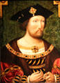 King Henry VIII portrait by unknown at National Portrait Gallery. London, United Kingdom.