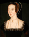 Anne Boleyn portrait at National Portrait Gallery. London, United Kingdom.