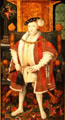 King Edward VI portrait at National Portrait Gallery. London, United Kingdom