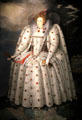 Queen Elizabeth I Ditchley portrait by Marcus Gheeraerts Younger at National Portrait Gallery. London, United Kingdom.