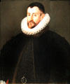 Sir Francis Walsingham portrait attrib John de Critz Elder at National Portrait Gallery. London, United Kingdom.