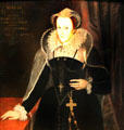Mary Queen of Scots portrait after Nicholas Hilliard at National Portrait Gallery. London, United Kingdom.