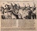 Gunpowder Plot Conspirators graphic by Crispijn de Passe Elder at National Portrait Gallery. London, United Kingdom.