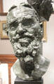 Playwright George Bernard Shaw bronze bust by Sir Jacob Epstein at National Portrait Gallery. London, United Kingdom.