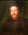 William Morris of Arts & Crafts movement portrait by George Frederic Watts at National Portrait Gallery. London, United Kingdom.