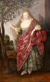 Lady Tanfield portrait by unknown British artist at Tate Britain. London, United Kingdom.