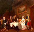 Strode Family painting by William Hogarth at Tate Britain. London, United Kingdom.