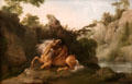 Horse Devoured by Lion painting by George Stubbs at Tate Britain. London, United Kingdom.