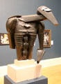 Torso in Metal from 'The Rock Drill' bronze sculpture by Jacob Epstein at Tate Britain. London, United Kingdom.