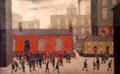 Coming Out of School painting by LS Lowry at Tate Britain. London, United Kingdom.
