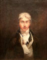 Joseph Mallord William Turner self portrait at Tate Britain. London, United Kingdom.