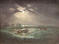 Fishermen at Sea painting by Joseph Mallord William Turner at Tate Britain. London, United Kingdom.