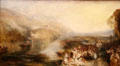 Opening of the Wallhalla on the Danube painting by Joseph Mallord William Turner at Tate Britain. London, United Kingdom.