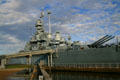 Mass of Battleship Alabama. Mobile, AL.