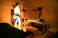 Recreation of French soldier's quarters at Fort Condé Museum. Mobile, AL.