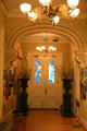 Entrance hall to mansion which serves as Mobile Carnival Museum. Mobile, AL.