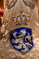 Royal lion on robe at Mobile Carnival Museum. Mobile, AL.
