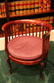 Armchair with round encompassing backrest at Bragg-Mitchell Mansion. Mobile, AL