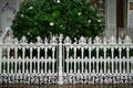Cast iron fence panel at Richards-DAR House Museum. Mobile, AL.